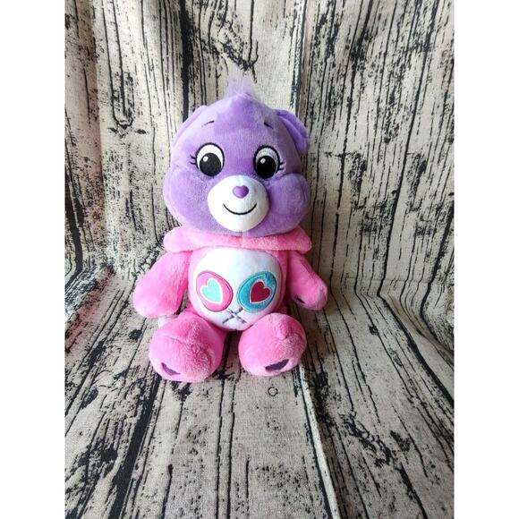 Care Bear Share bear hoodie unicorn buddy plush - Picture 9 of 9